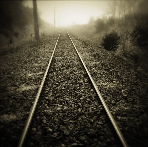 鉄道トラック — ストック写真