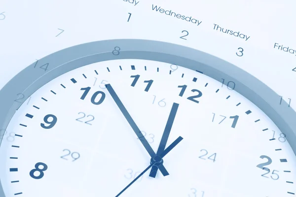 Orologio e calendario — Foto Stock