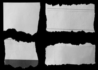 yırtık kağıtları 