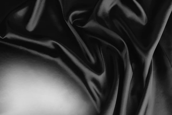 Black silk — Stock Photo, Image