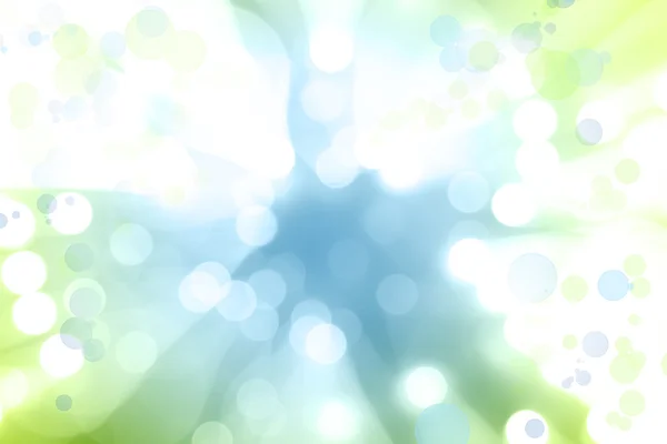 Blue green explosion — Stock Photo, Image