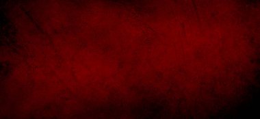 Kırmızı desenli beton arka plan. Koyu kenarlar