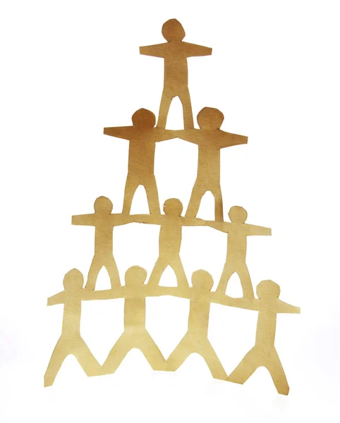 Human pyramid — Stock Photo, Image