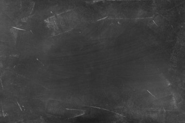 Tahta arka planda tebeşir temizlendi