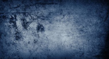 Mavi desenli beton duvar koyu arkaplan