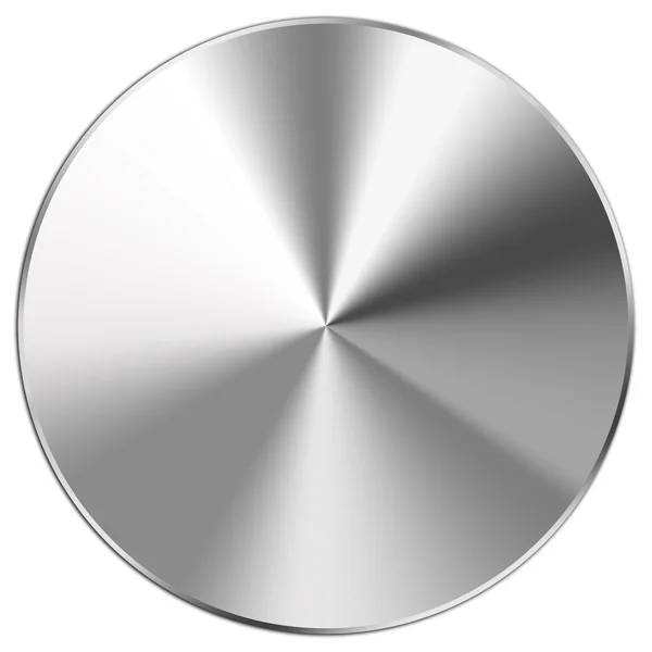 Steel button — Stock Photo, Image