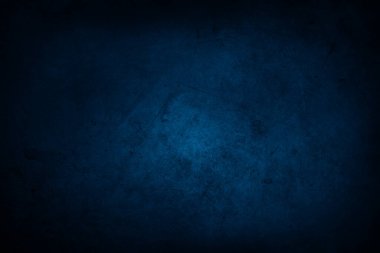 Mavi desenli beton duvar koyu arkaplan