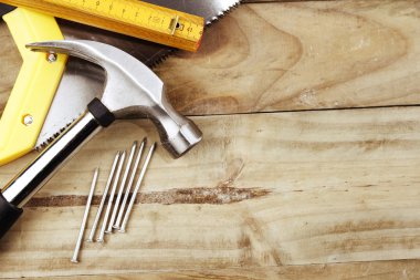 Tools on wood