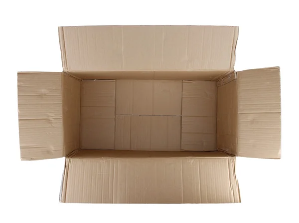 Empty cardboard box — Stock Photo, Image