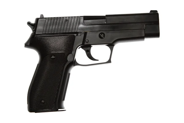 Gun on white — Stock Photo, Image