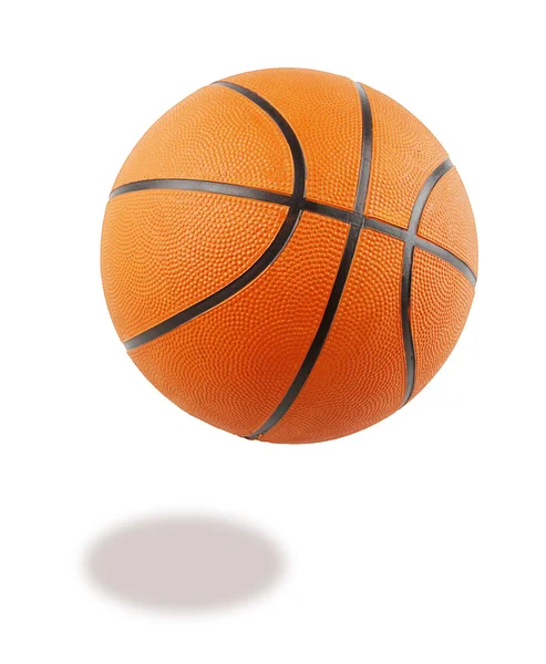 Basketball on white — Stock Photo, Image