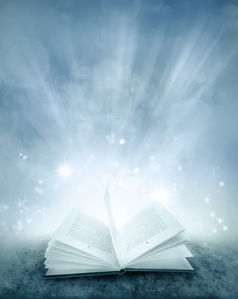 Open book and background — Stock Photo, Image