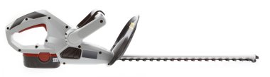 Hedge trimmer on white clipart