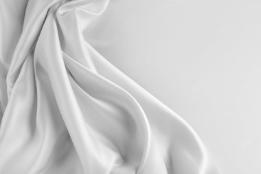 Beyaz ipek doku