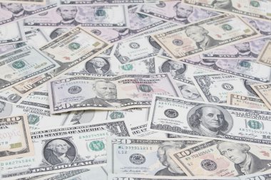 çeşitli Amerikan banknotlar