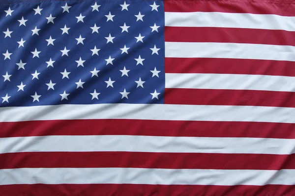 Closeup vlajky USA — Stock fotografie