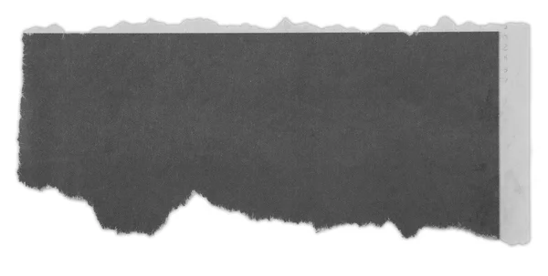 Σκισμένο χαρτί σε λευκό — Φωτογραφία Αρχείου