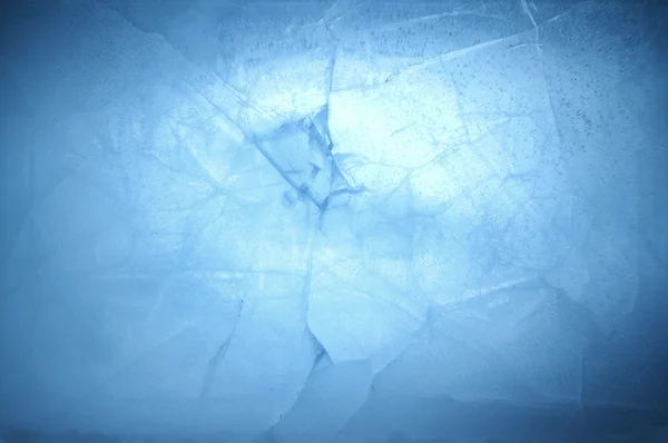 Cracks in ice — Stock Photo, Image