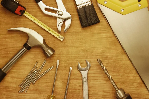 Assorted work tools — Stock Photo, Image