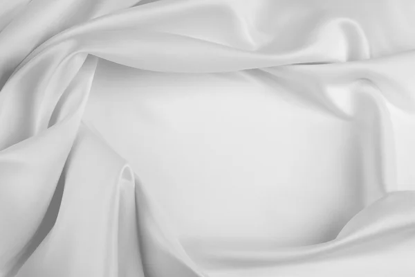 White silk fabric Stock Image