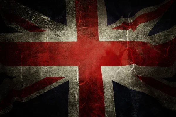 Grunge britische Flagge — Stockfoto