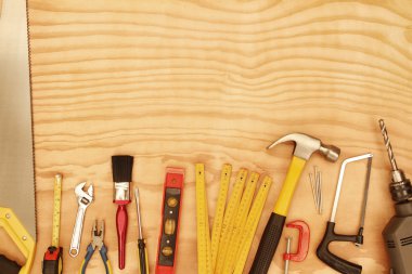 Tools on wood