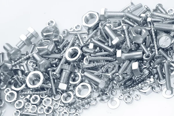 Nuts and bolts — Stock Photo, Image