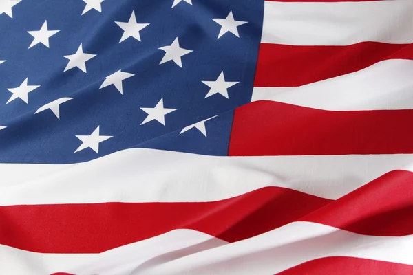 Rippled USA flag — Stock Photo, Image