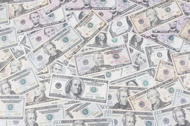 çeşitli Amerikan banknotlar