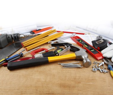 Tools on wood