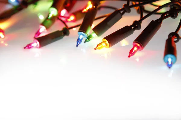 Luzes de Natal lit — Fotografia de Stock