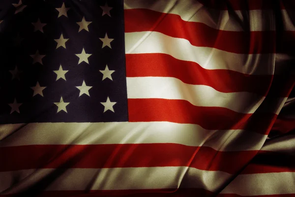 İpeksi Amerikan bayrağı — Stok fotoğraf