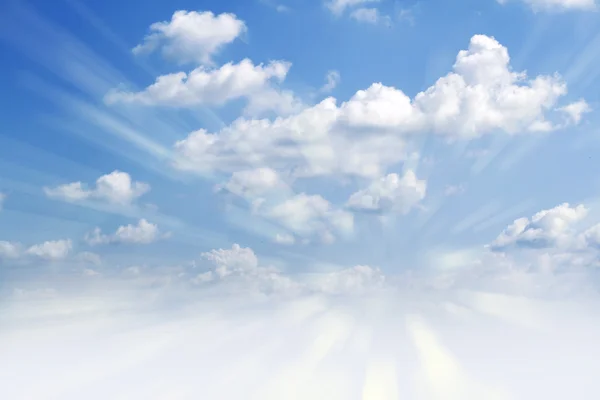 Rays in sky — Stock Photo, Image