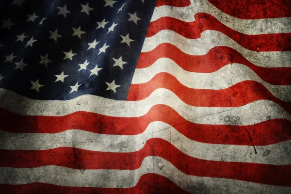 ( 영어 ) Greunge American flag — 스톡 사진