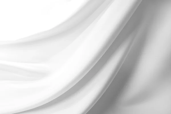 Textur aus weißer Seide — Stockfoto