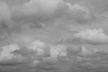 Grey clouds sky clipart