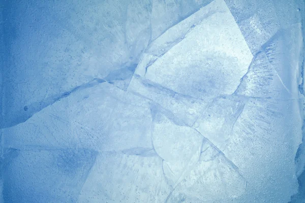 Ρωγμές στον πάγο — Φωτογραφία Αρχείου