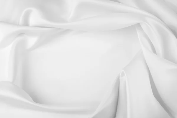 White silk fabric — Stock Photo, Image