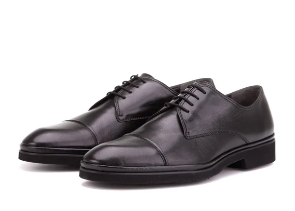 Homens Sapatos Isolar Fundo Branco — Fotografia de Stock
