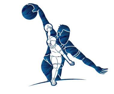 Bowlingci Bowling Oyuncuları Grubu Çizgi Film Çizgi Filmi Vektörü