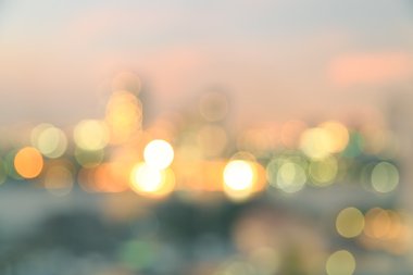 Altın cennet ışığı. Umut kavramı, soyut bulanık doğa arkaplanı