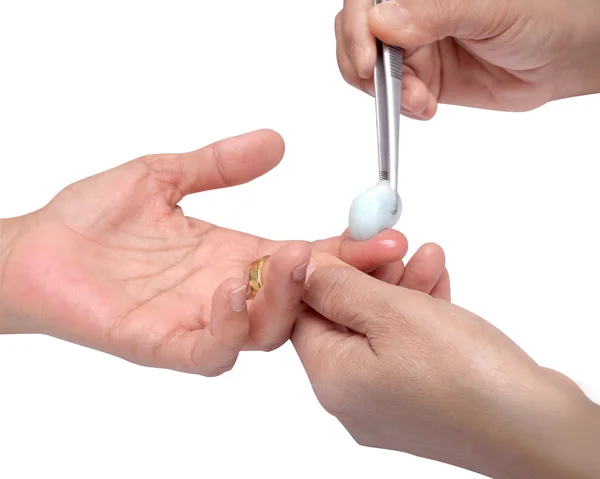 Doctor Patient Blood — Stock Photo, Image