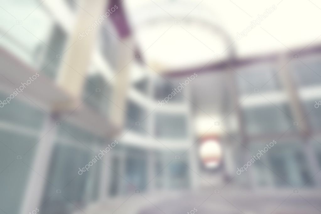 abstract blur background, blurred image of modern architecture