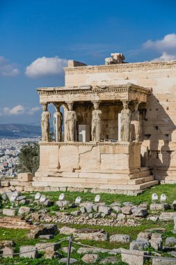 Caryatid heykelleri, Atina Akropolü, Yunanistan