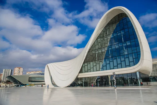 Баку Азербайджан Jan 2020 Центр Гейдара Алиева — стоковое фото