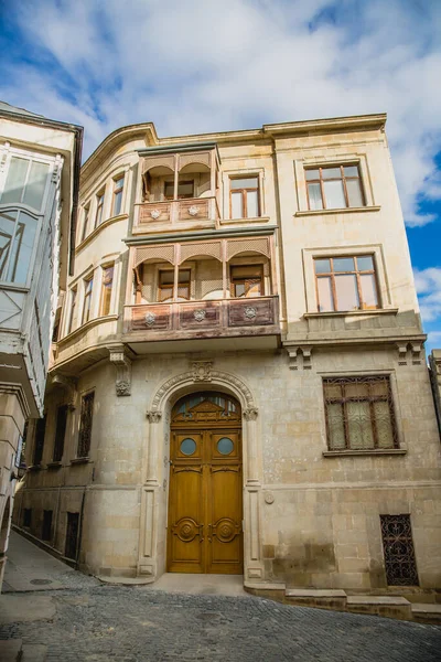 Baku Azerbaijan Jan 2020 Streets Icheri Sheher Old Town — Stock Photo, Image