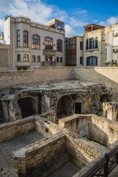 Baku Azerbaijan Jan 2020 Streets Icheri Sheher Old Town — Stock Photo, Image