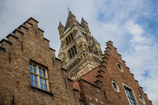 Paisagem Pitoresca Cidade Bruges Bélgica — Fotografia de Stock