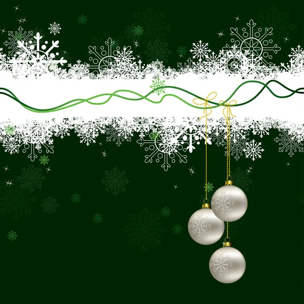 緑のクリスマスベクトルシームレスパターン 包装紙 ファブリック スクラップブック紙やクリスマスカードのための素晴らしい — ストックベクタ