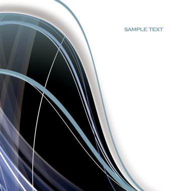 Soyut dalgalı arkaplan